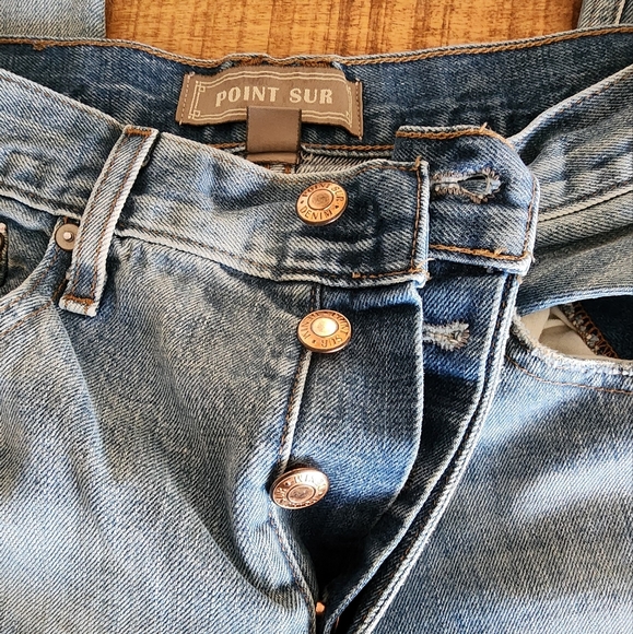 POINT SUR Canyon Mid-rise Boyfriend Jean Selvedge Edition Size 28 - Picture 7 of 8